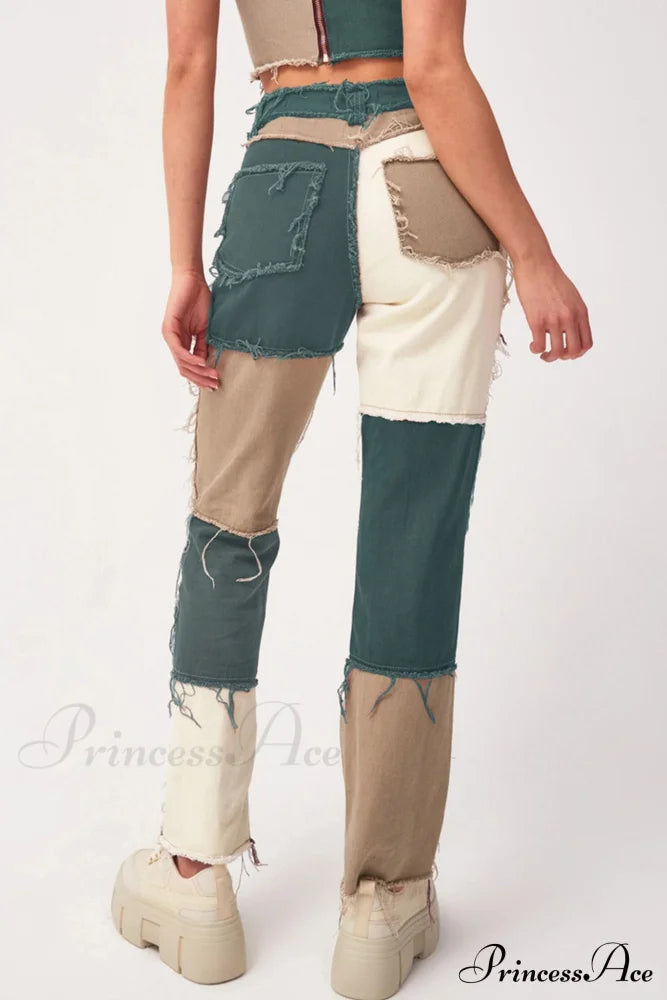 Straight-leg Jeans with Panels image 8