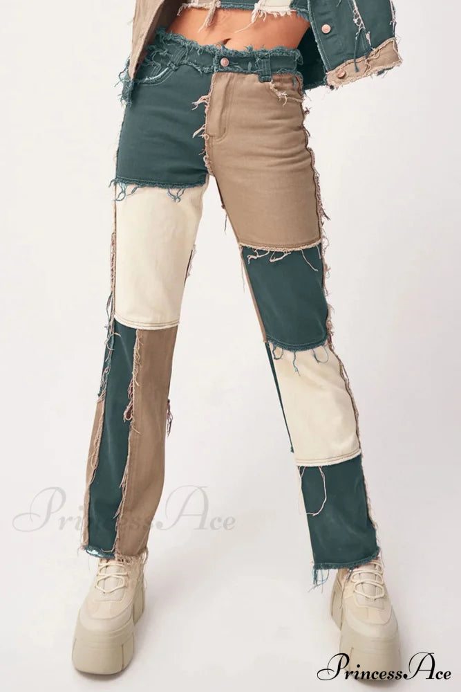 Straight-leg Jeans with Panels image 5