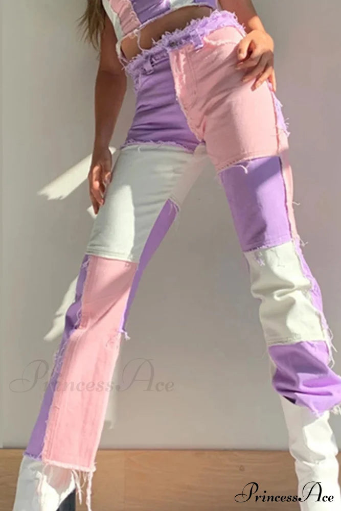 Straight-leg Jeans with Panels image 6