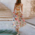 Strap Top Cotton Linen Boho Dress image 1