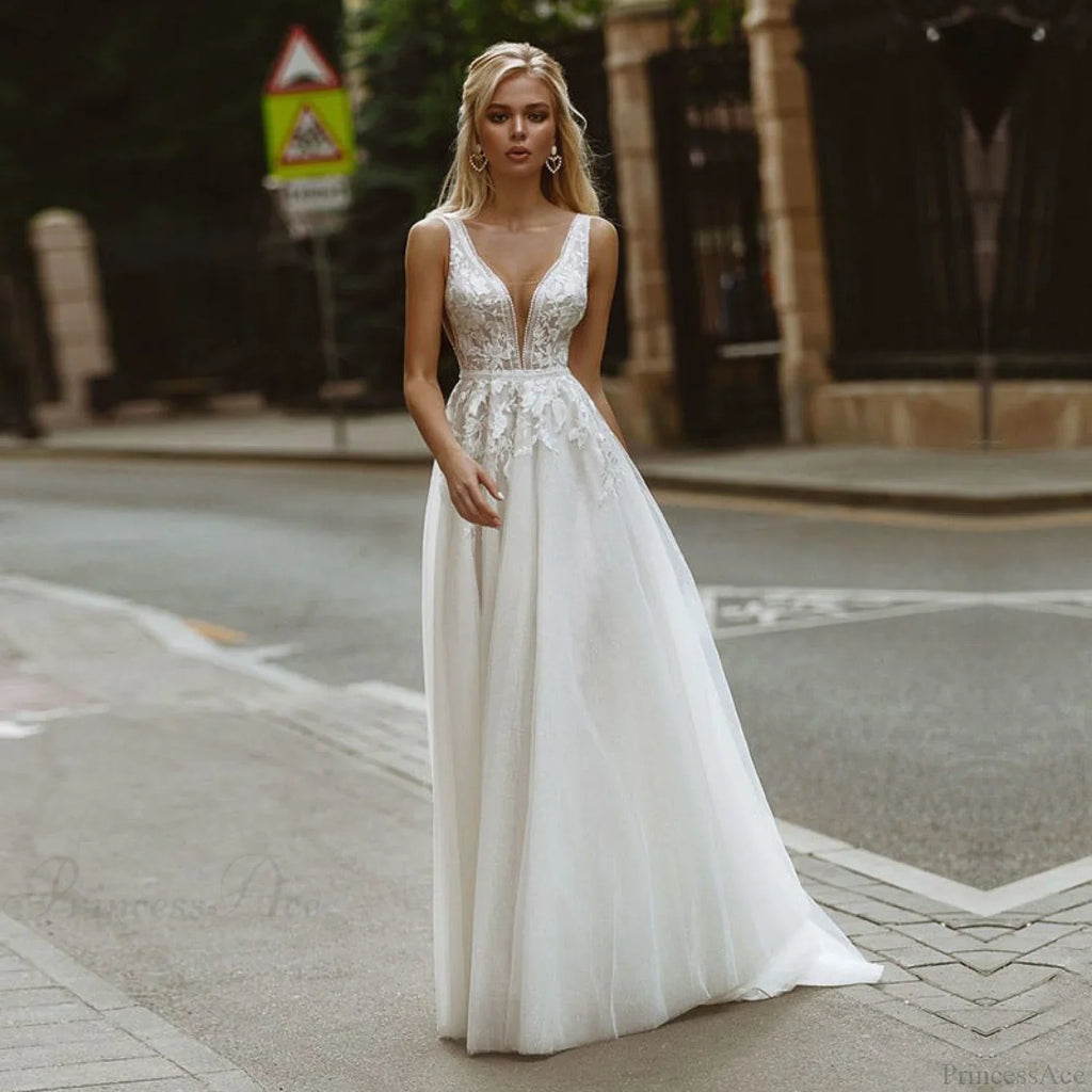 Strapless Bowknot Satin Wedding Dress image 5