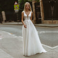 Strapless Bowknot Satin Wedding Dress image 5