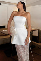 Strapless Cami Lace Maxi Skirt Two Piece Set image 2