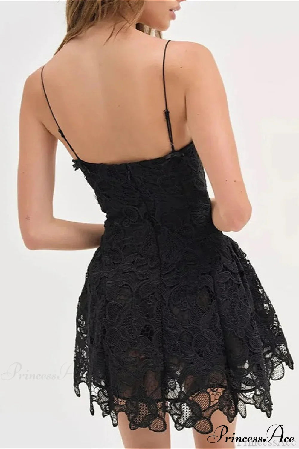 Strapless Lace Embroidery Sexy Party Dress image 4