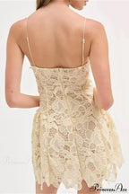 Strapless Lace Embroidery Sexy Party Dress image 2