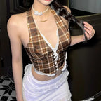 Strapless Lace Mesh Coquette Korean Aesthetic Tank image 4