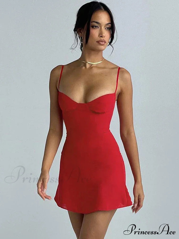 Straps Backless Night Club Mini Dress image 3