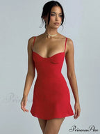 Straps Backless Night Club Mini Dress image 3