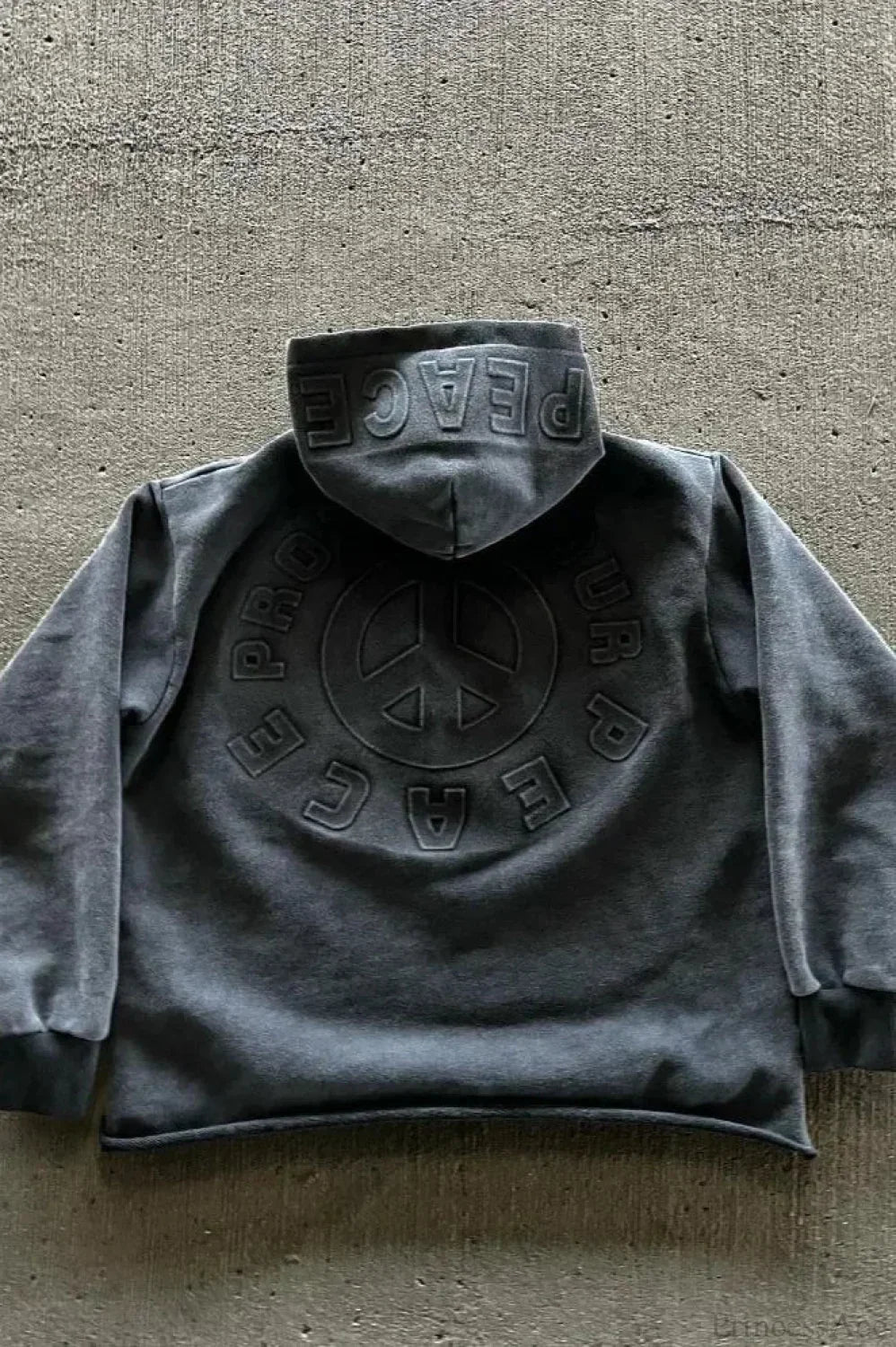Street Style Alphabet Hoodie image 2