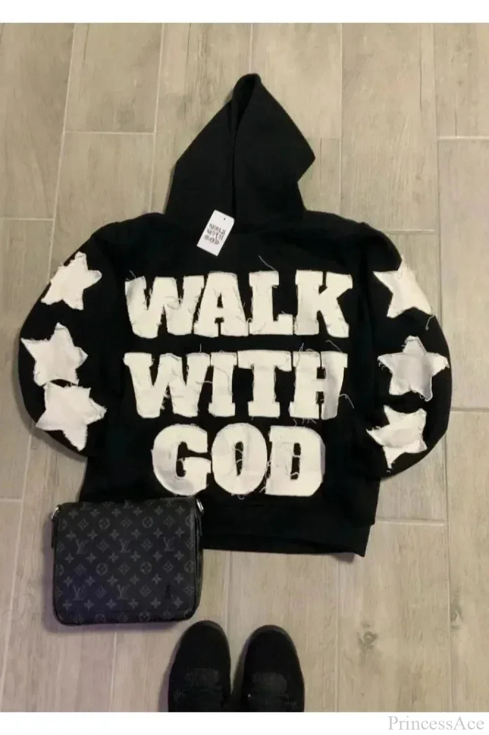 Street Style Alphabet Hoodie image 5