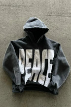 Street Style Alphabet Hoodie image 1