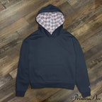 Street Style Reversible Plaid Hoodie image 4