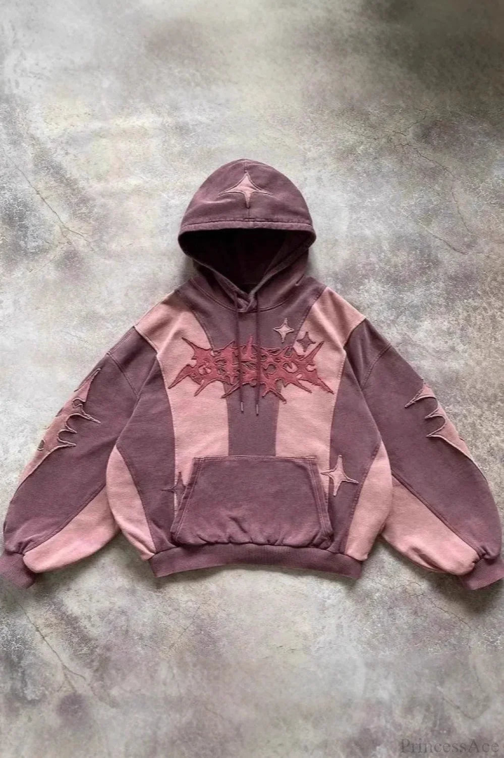 Street Y2K Collage  Loose Hoodie image 1