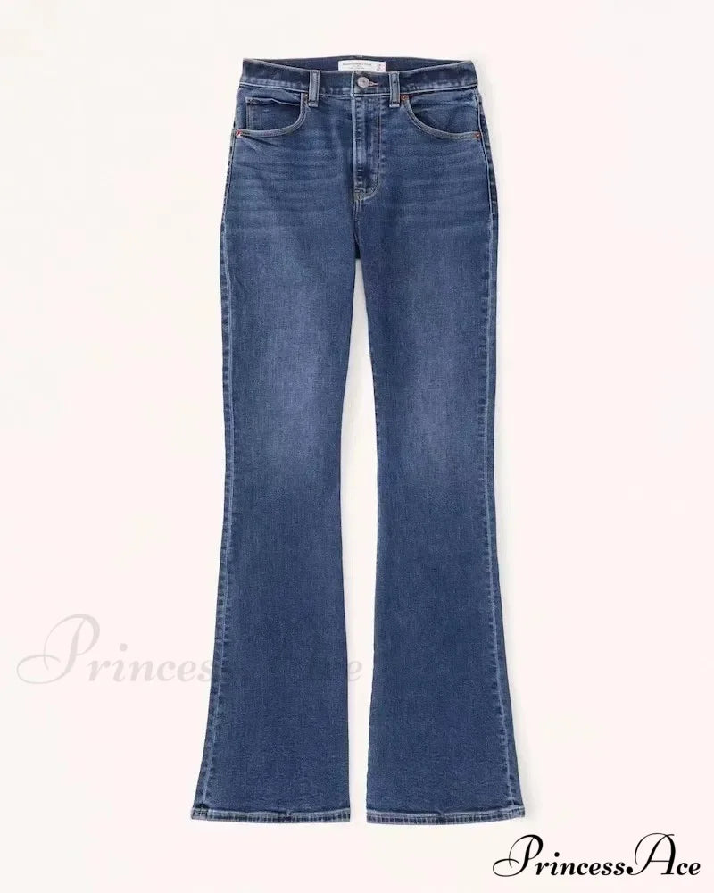 Stretch High Waist Slimming Skinny Flare Women's Casual Fashion Slim fit Small Summer New Jean image 3
