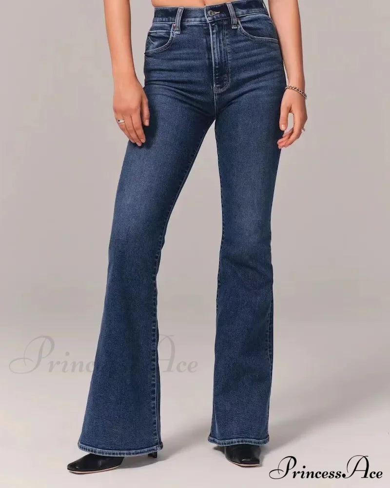Stretch High Waist Slimming Skinny Flare Women's Casual Fashion Slim fit Small Summer New Jean image 6
