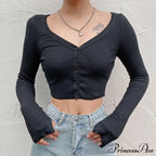 Stretchy Long Sleeve Crop Tops Cardigan image 5