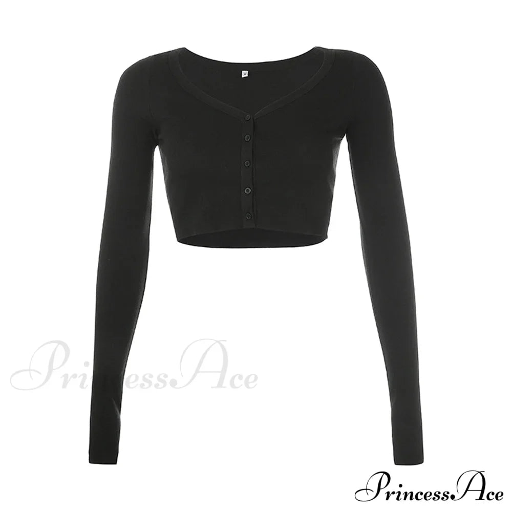 Stretchy Long Sleeve Crop Tops Cardigan image 6