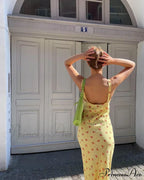 Strip Sleeve Bodycon Maxi Dress image 4