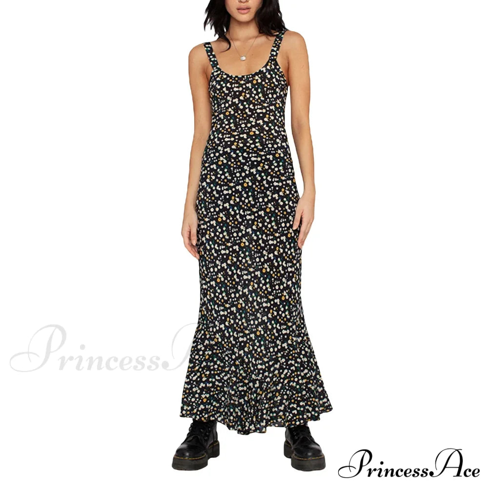 Strip Sleeve Bodycon Maxi Dress image 3