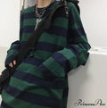 Stripe Long Grunge Arm Tee image 1