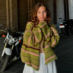 Stripe V-neck Single Breasted Cardigan image 6