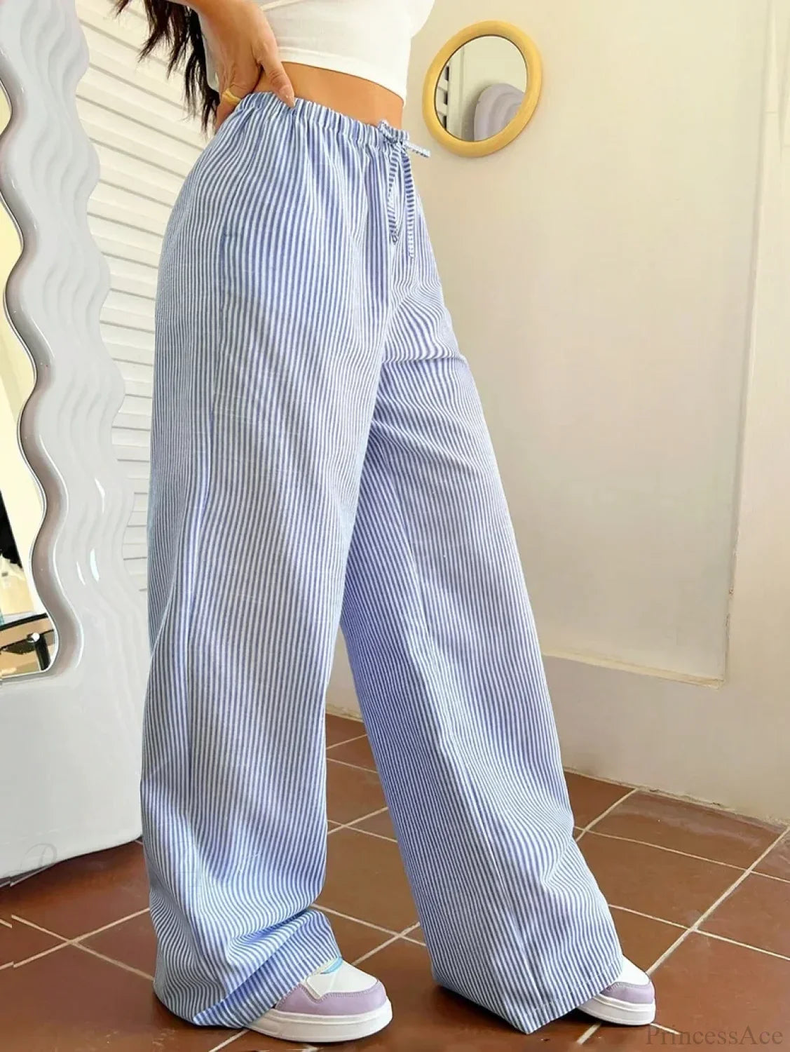 Striped Casual School Season Daily Wear Pant image 2