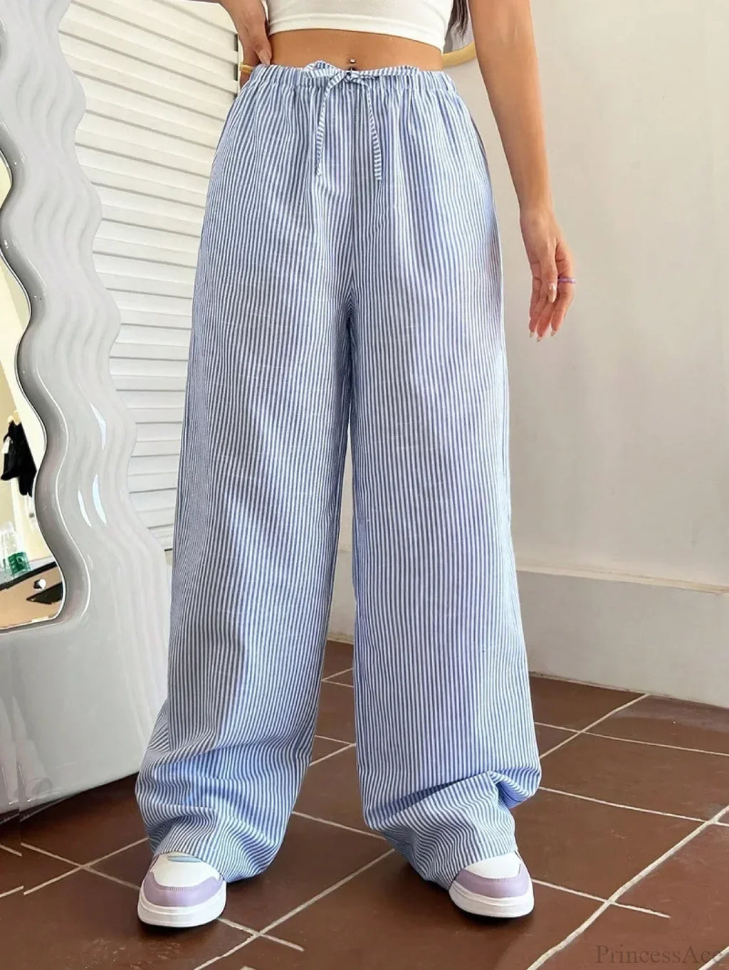 Striped Casual School Season Daily Wear Pant image 3