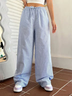 Striped Casual School Season Daily Wear Pant image 3