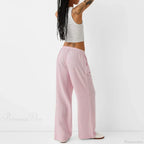Striped Pajama Casual Elastic Waist Pant image 3