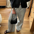 Striped Summer Loose Long Drawstring Pant image 2