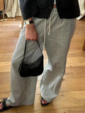 Striped Summer Loose Long Drawstring Pant image 6