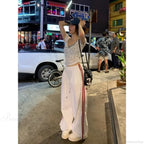 Striped Vintage Wide Leg Pants image 3
