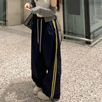 Striped Vintage Wide Leg Pants image 4