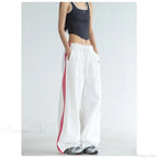 Striped Vintage Y2K Women Sweatpants Pants image 4