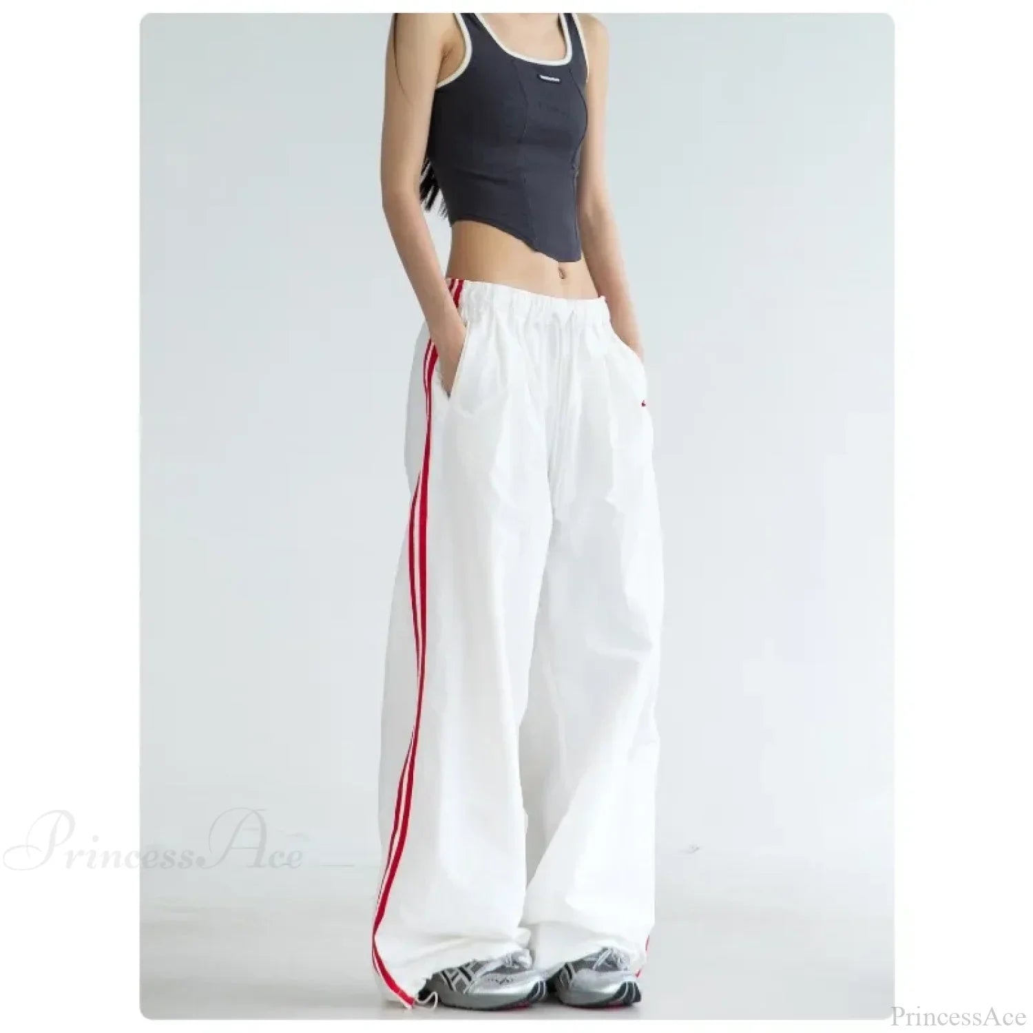 Striped Vintage Y2K Women Sweatpants Pants image 4
