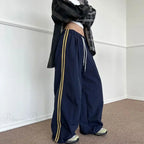 Striped Vintage Y2K Women Sweatpants Pants image 2
