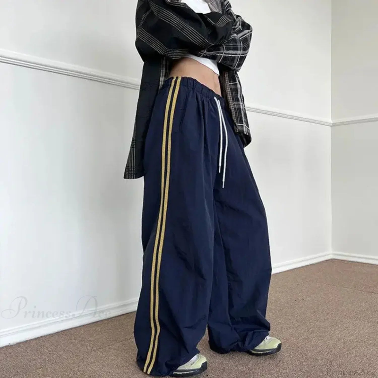Striped Vintage Y2K Women Sweatpants Pants image 2