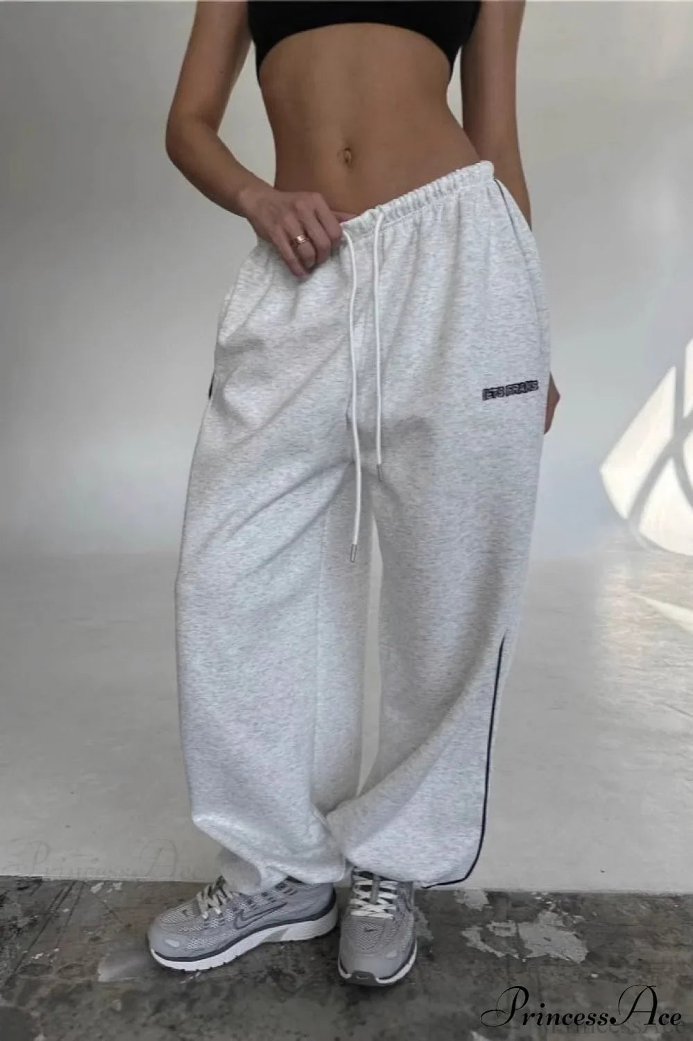 Striped Wide Leg Drapey Convertible Cuffed Pants image 8