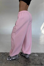 Striped Wide Leg Drapey Convertible Cuffed Pants image 3