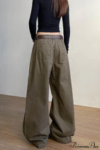 Structured Tailored Wide-Leg Cargo Pants image 2