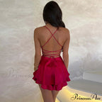 Stunning In Stylish Satin Skater Dress image 6