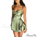 Stunning In Stylish Satin Skater Dress image 1