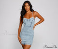 Style Icon Stylish Denim Mini Dress image 1