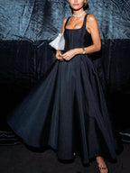 Elegant Off-Shoulder Strapless Midi Dress image 1
