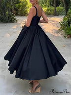 Elegant Off-Shoulder Strapless Midi Dress image 5