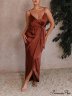 Stylish Unique Strappy Charming French Halter Midi Dresses image 7