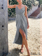 Stylish Unique Strappy Charming French Halter Midi Dresses image 13