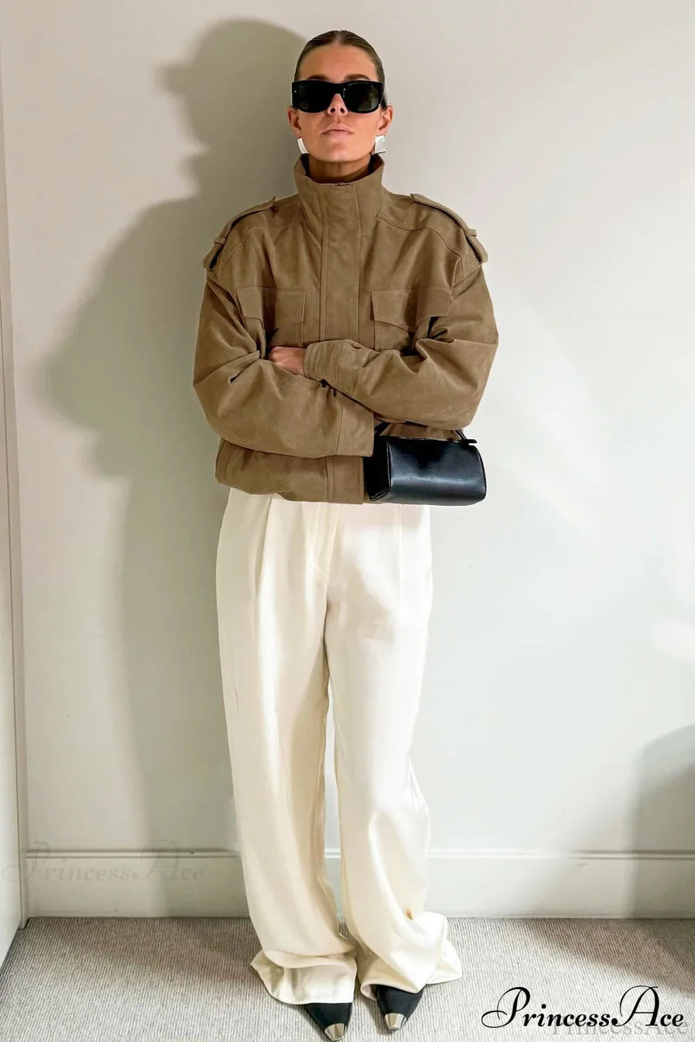 Suede Chic Retro Jacket Coat image 3