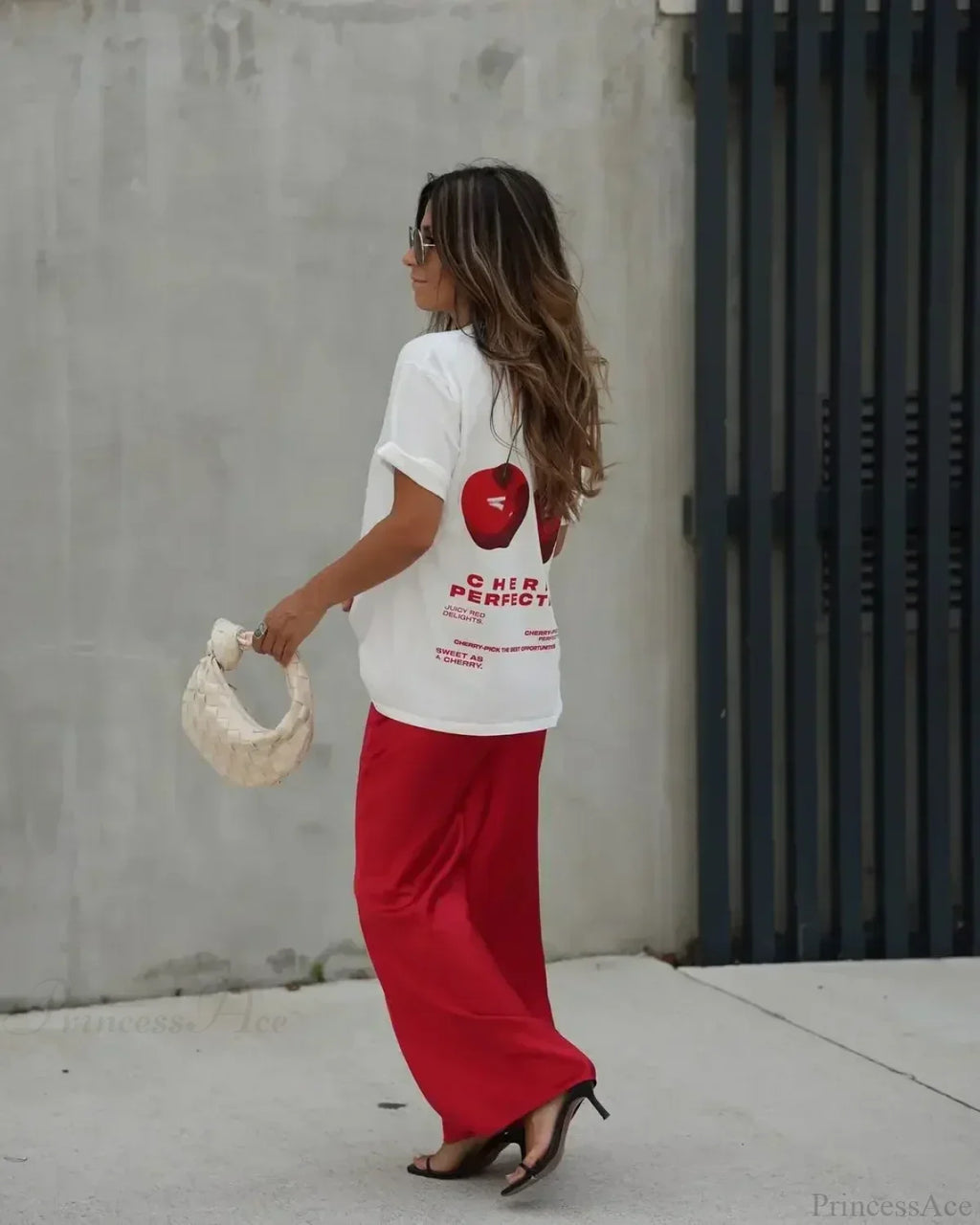 Summer Cherry Graphic T-shirt image 5