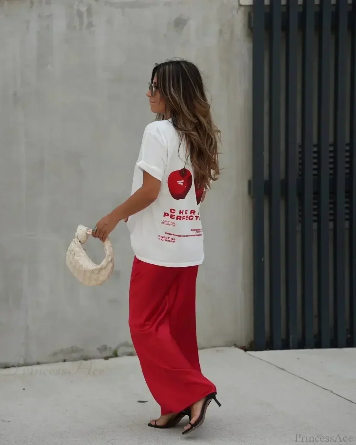 Summer Cherry Graphic T-shirt image 5